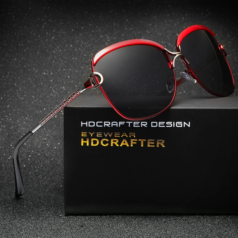 2018 брендовые дизайнерские женские солнцезащитные очки поляризованные крупные