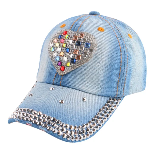 No.2 Color Cap Акция дешевая детская Кепка бейсбольная кепка с цветочным узором для девочек и мальчиков от 4 до 12 лет хлопок деним хип хоп snapback gorras шляпы - Цвет: No.2 Color Cap