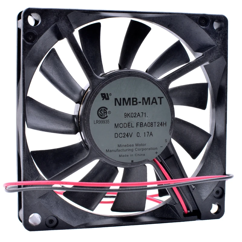 Новый оригинальный FBA08T24H 8 см 8015 80x80x15 мм 80 мм вентилятор DC24V 0.17A сервер инвертор Вентилятор охлаждения