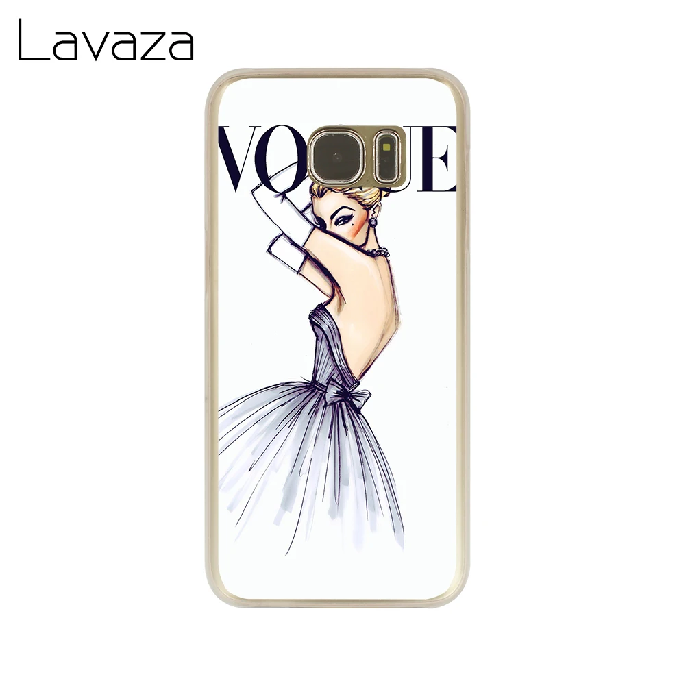 Lavaza Женский Бренд Vogue дизайнерский чехол для samsung Galaxy J7 J6 J5 J3 J1 J2 2018 2017 2016 2015 US EU