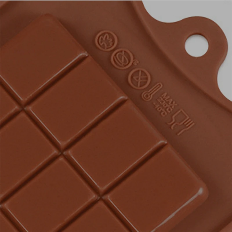 Silicone Mold Making Supplie DIY Chocolate Waffle Block Fondant Large Plate Shape High Quality Baking Tool | Дом и сад