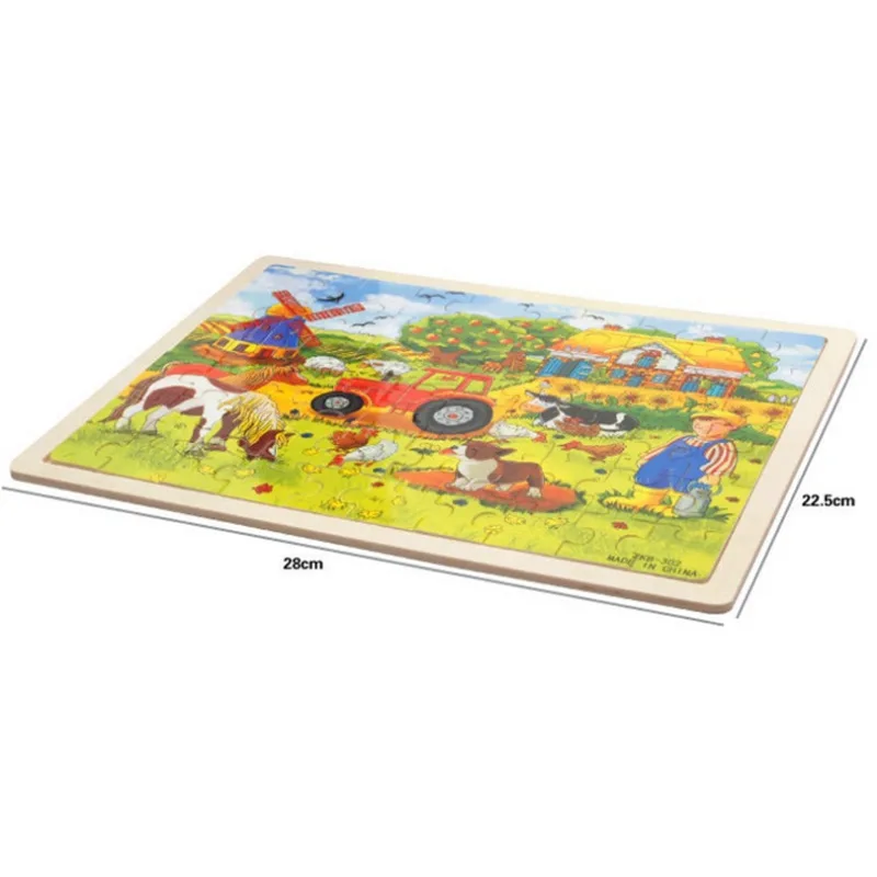 Пазл детский деревянный 60 шт. для раннего развития | Игрушки и хобби