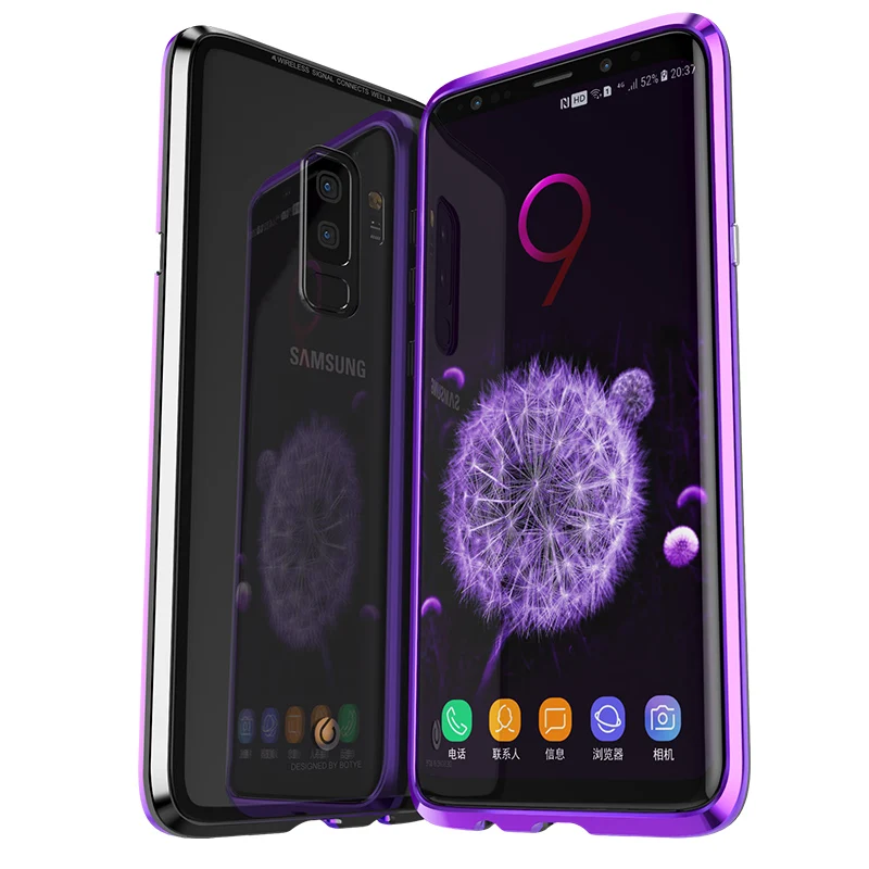 Оригинальный Совершенно новый чехол на магните для samsung Galaxy S9 плюс Алюминий