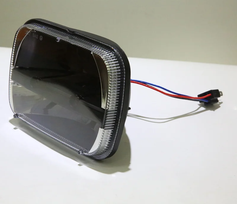 Точка фар 7 &quotЧерный Hi/lo луч герметичные направленного света площадь 5x7 фара для