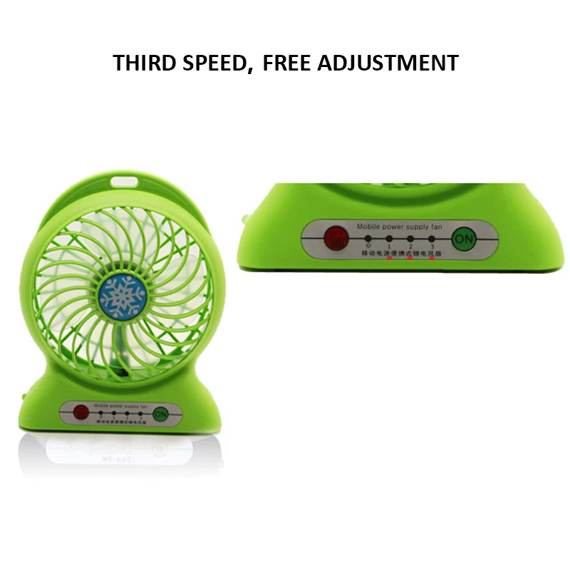 1 шт. мини USB вентилятор портативный персональный регулируемый 3 скорости