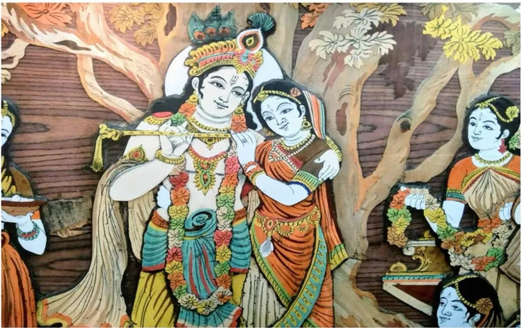 Настенные обои любого размера индийский брахман винтажные декорированные