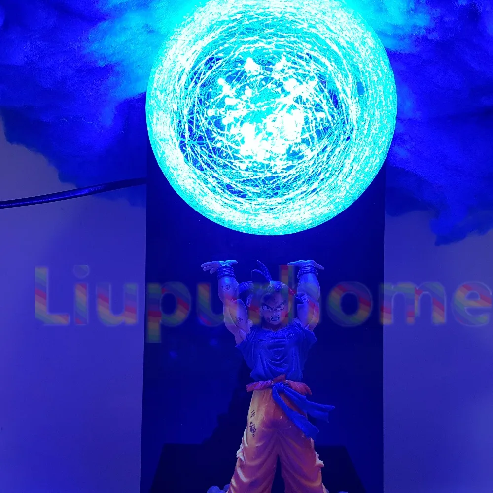 Dragon Ball Son Goku Genki damaSpirit Bomb светодиодный светильник игрушечные лампы аниме Dragon Ball супер светодиодный светильник s декоративная настольная лампа