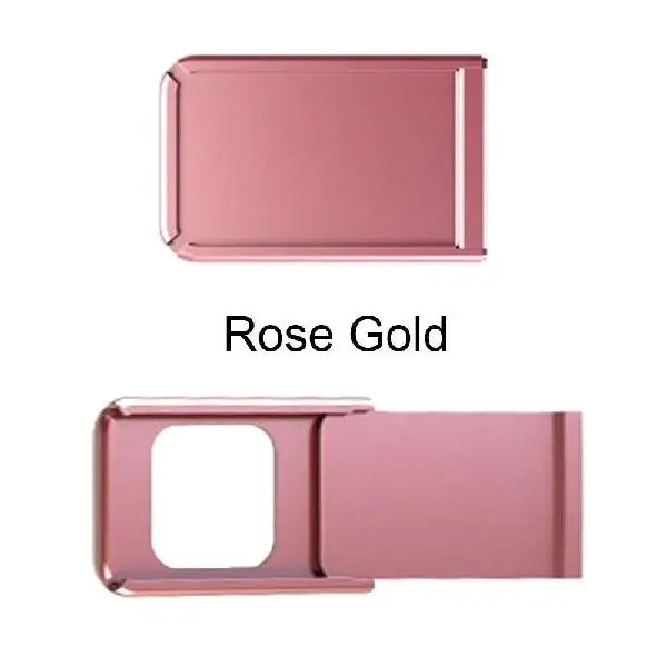 Rose gold EastVita 1 шт., пластиковая веб-камера, крышка затвора, веб-камера, безопасная защита, конфиденциальность, для настольного компьютера, ноутбука, телефона, камеры s, защита, кран r29 - Цвет: Rose gold