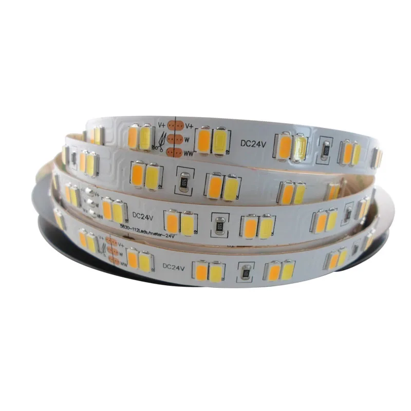 Светодиодная лента 5mX Super CRI 90 5630SMD двухцветная Регулируемая Цветовая температура