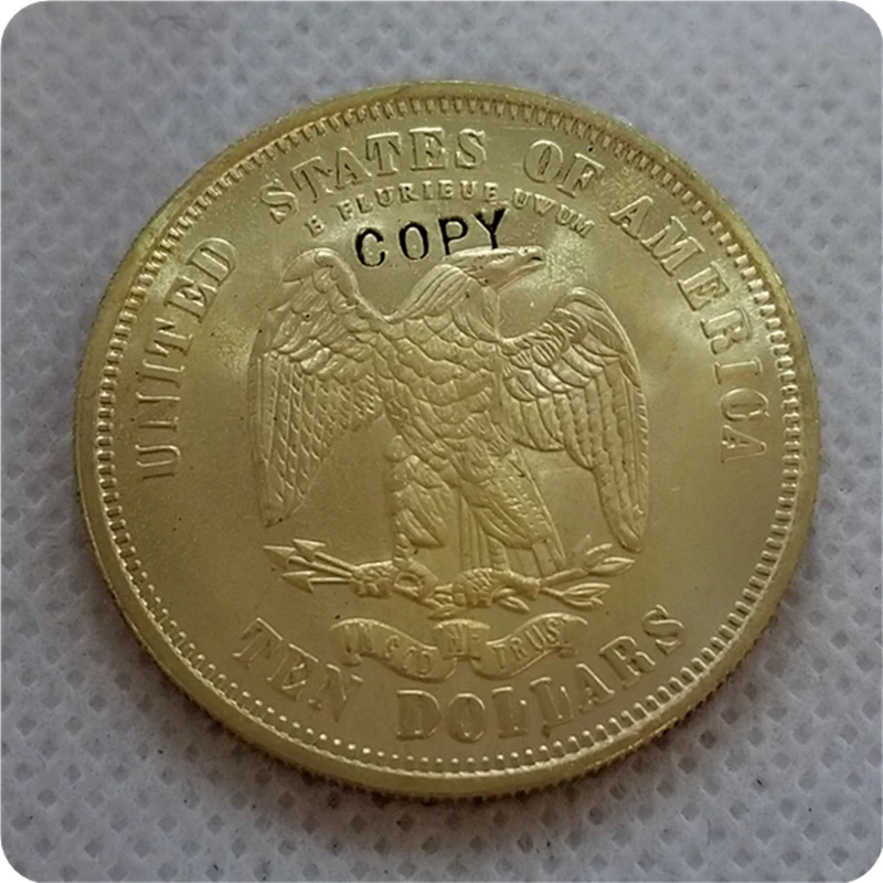 Копия США 1875 морячная голова $10 00 или узоры орла КОПИЯ монета Бесплатная доставка