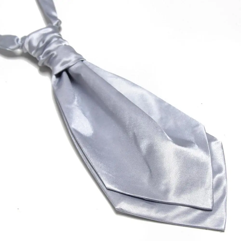 HOOYI 2019 вечерние ской Галстук Серебряный Свадебный галстук|cravat tie|tie silvermen neckties |