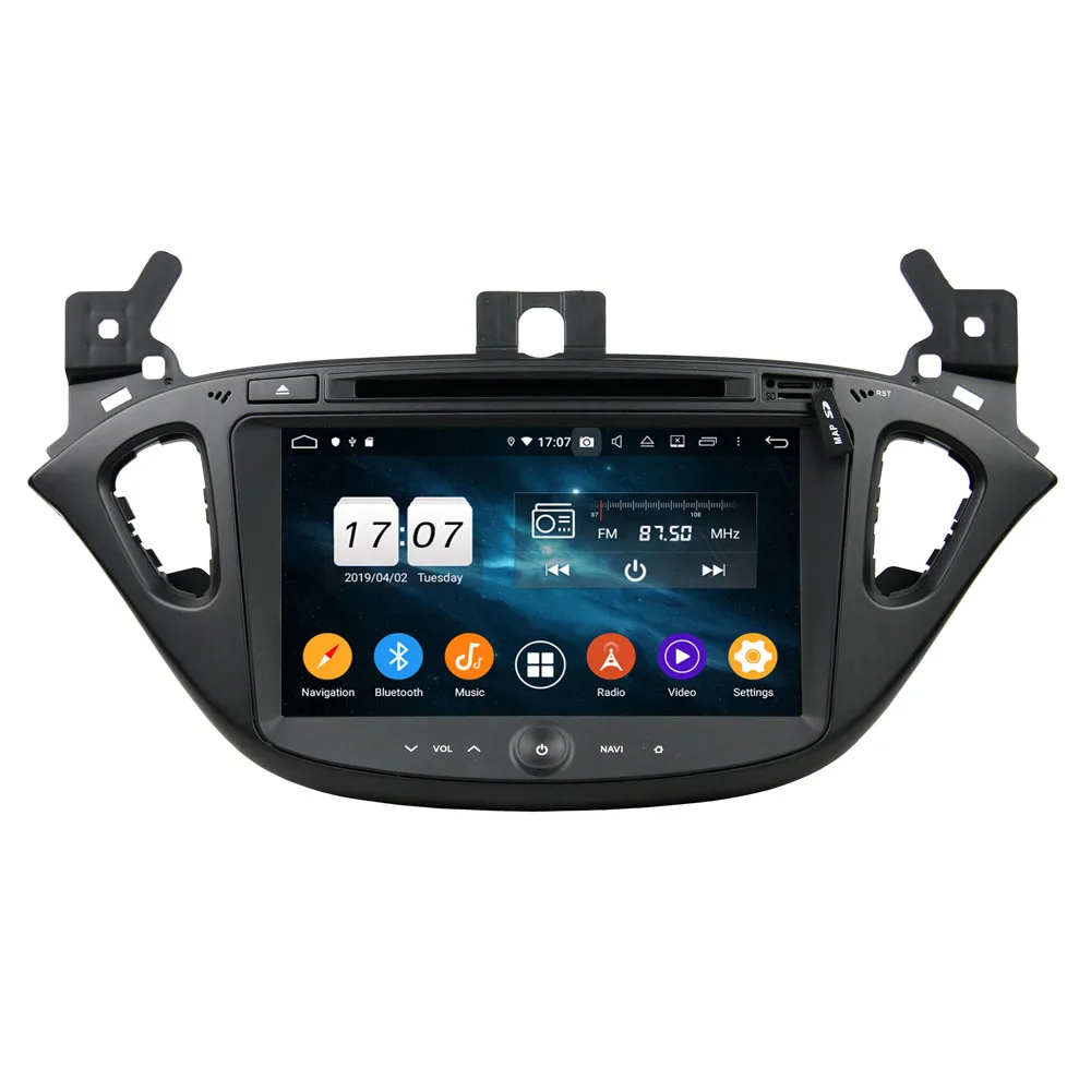 Android 9 0 Octa Core для OPEL CORSA 2015 2016 PX5 автомобильный мультимедийный DVD gps навигации