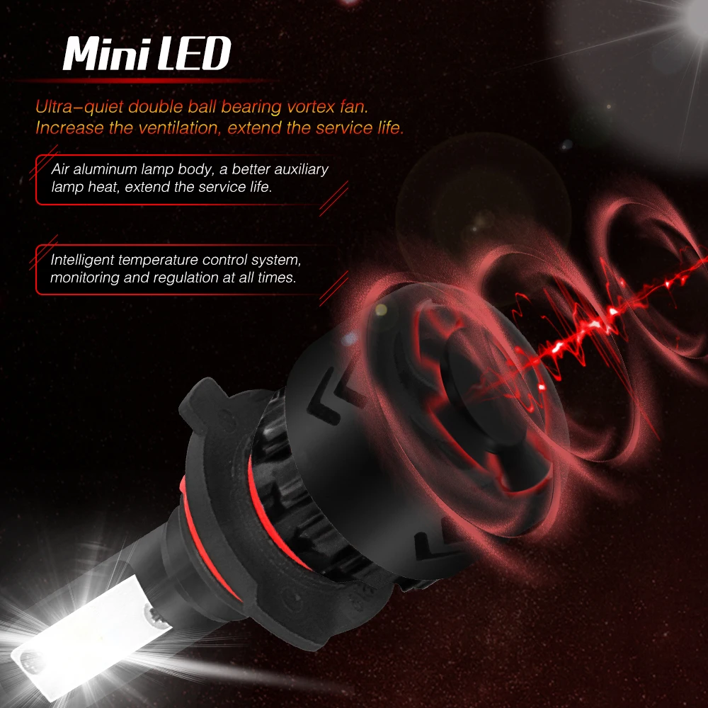 2 шт. светодиодный светильник Mini8 ZES автомобильные аксессуары противотуманный