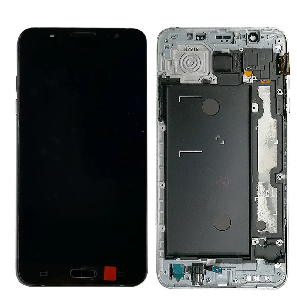 Регулировка яркости ЖК-дисплей для Samsung Galaxy J7 j710 J710H J710FN J710F J710M/DS сенсорный экран дигитайзер Рамка Корпус