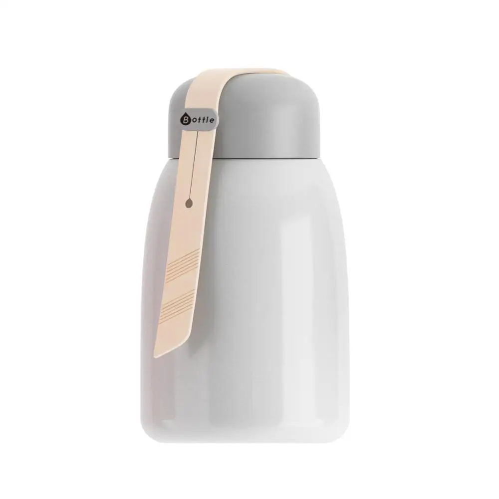 320ml white Мини 320 MLL Изолированная Вакуумная чашка с двойными стенками из нержавеющей стали бутылка-термос с узким горлом детский чайник портативная ручка бутылка для воды - Цвет: 320ml white