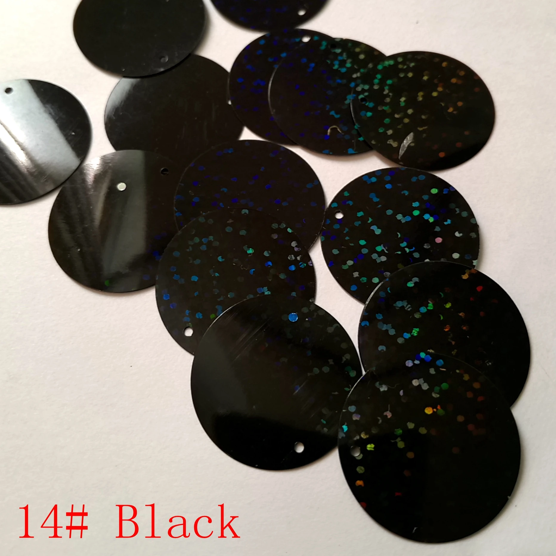 Большие плоские и круглые лазерные блестки диаметром 30 мм сверление для