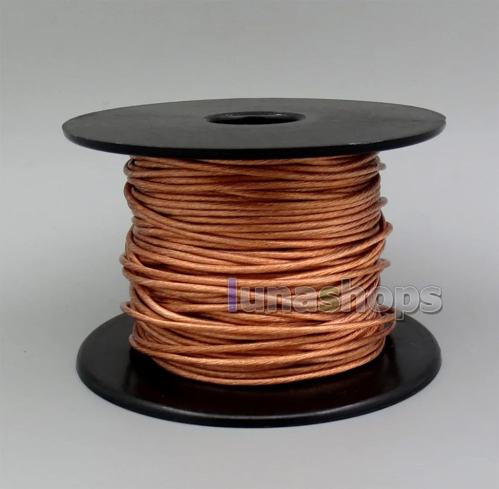 

LN005994 6 м супер мягкий Acrolink 7N OCC квадратный сердечник 65 жил PU 65*0,1 мм провод кабель 1,6 мм