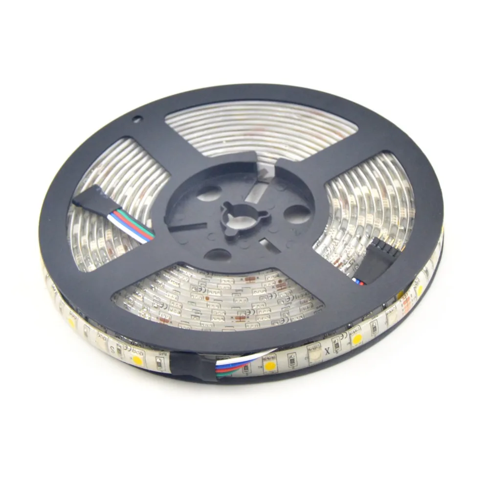 100 м 20X5 DC12V RGBW 5050 SMD светодиодные полосы света IP65 Водонепроницаемый RGB + WW (RGB теплый
