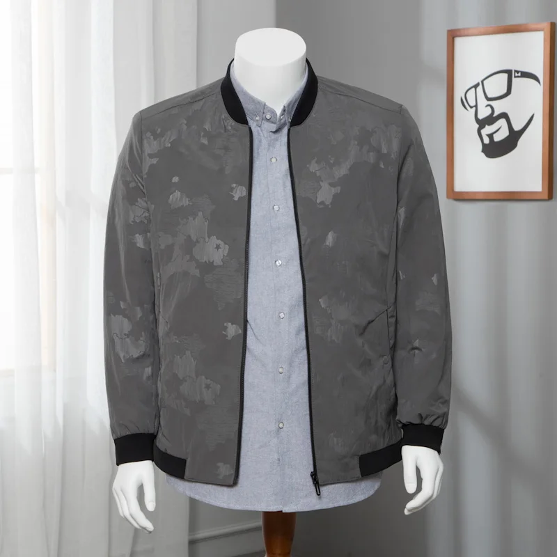 Размера плюс 8XL 7XL 6XL Мужская новинка осень зима 2018 повседневная куртка сплошная