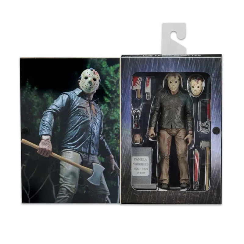 NECA 3D Пятница 13 е Джейсон экшн фигурка вурхесская модель игрушечная кукла|Игровые
