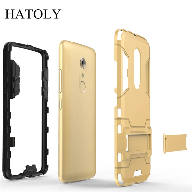 Чехол hatoly ZTE AXON 7 чехол с резиновой броней для робота тонкий жесткий телефона A2017 &lt