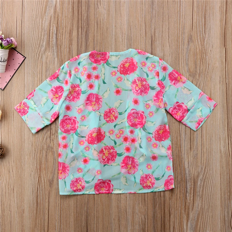 Купальник для девочек + накидка 2018 летний комплект бикини юбка с цветочным