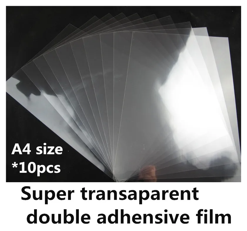 A4 Размер двухсторонней клейкой пленки листов 10 штук цена | Компьютеры и офис