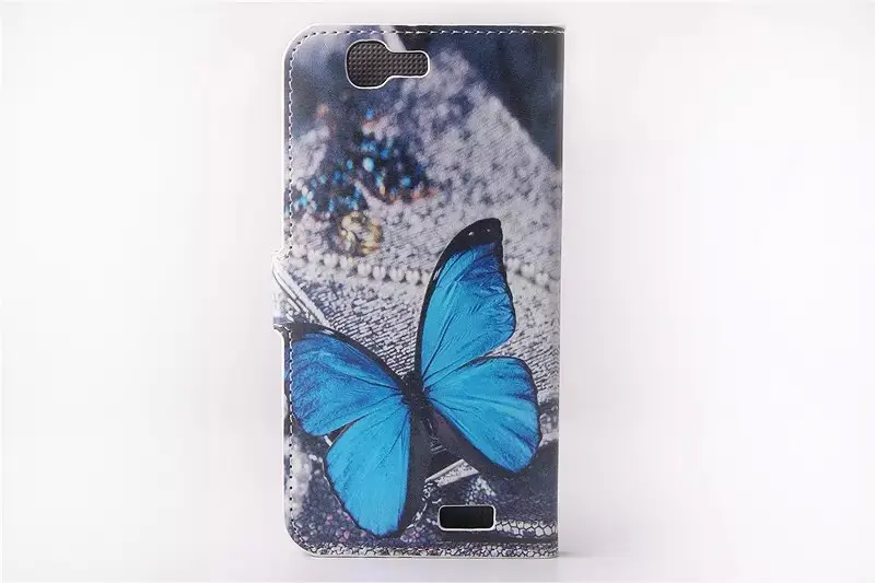 Кожаный чехол для телефона с бабочками и цветами для huawei Ascend G7 G7-L01 G7-L03 G7 L01 L03, задняя крышка, откидная подставка, чехол, держатель для карт