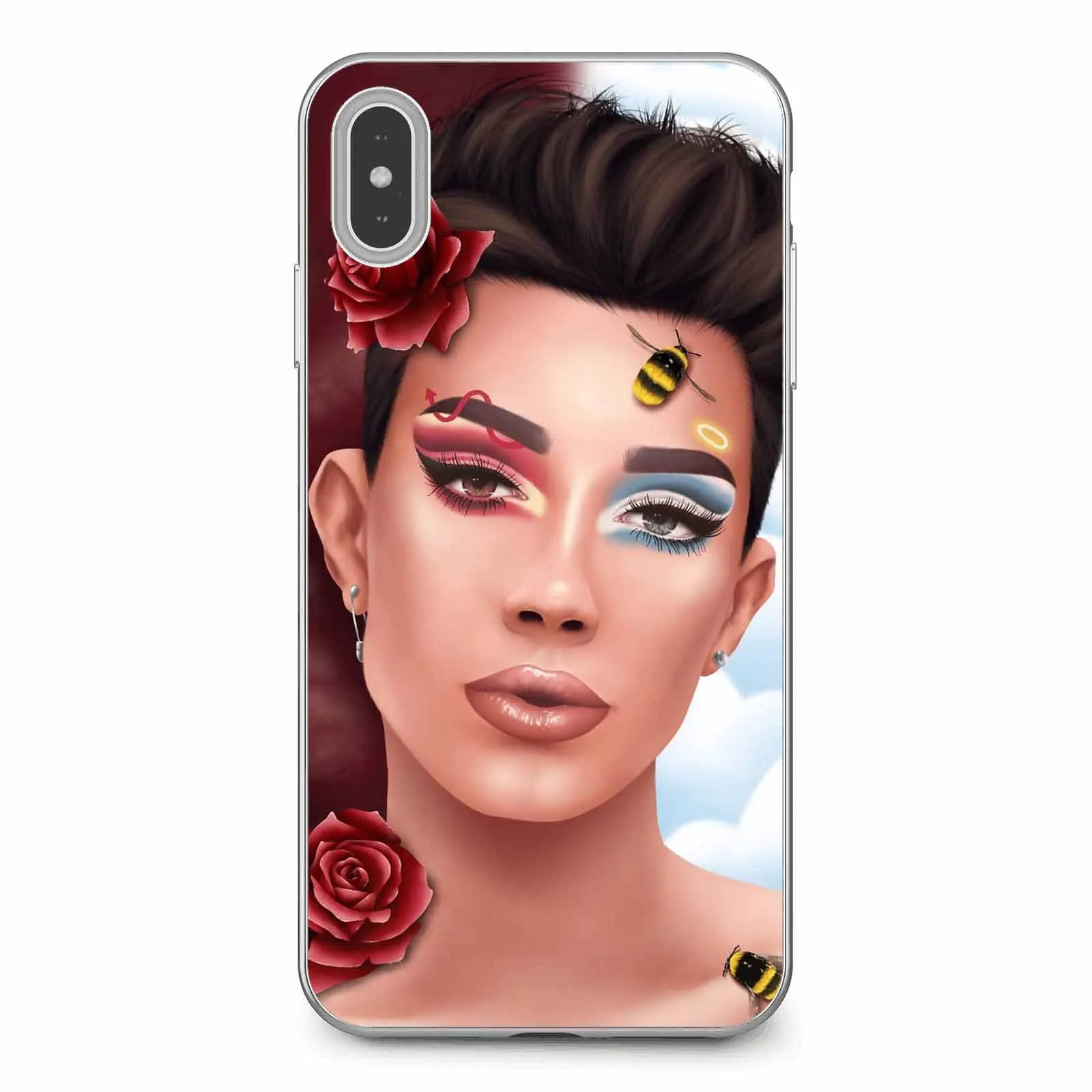 Мягкий силиконовый чехол из ТПУ для iPhone MAX XR XS X10 SE 5 5S 6Plus 7Plus 8Plus 6 6S 7 8 | Мобильные