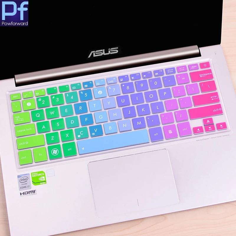Силиконовая клавиатура защитная крышка для 13,3 дюймов ASUS ZenBook флип UX360CA UX360C UX360CA U310 UX310 UX330 UX330U UX330UA UX330C