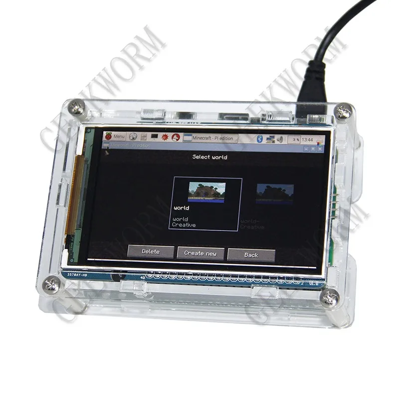 RPI 3,5 дюймовый высокоскоростной экран TFT lcd(800*480)+ акриловый чехол для Raspberry Pi 3 Model B