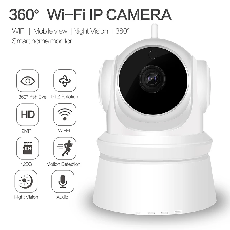 1080 P ip-камера внутренняя беспроводная камера видеонаблюдения wifi 720 Детский
