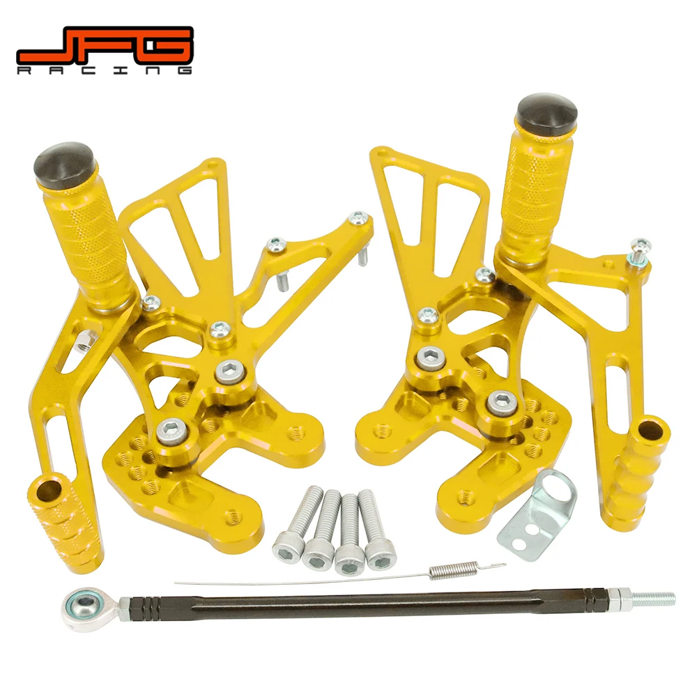 Регулируемые подножки для мотоцикла с ЧПУ педали SUZUKI GSXR1000 GSXR 1000 2007 2008 K7|adjustable foot