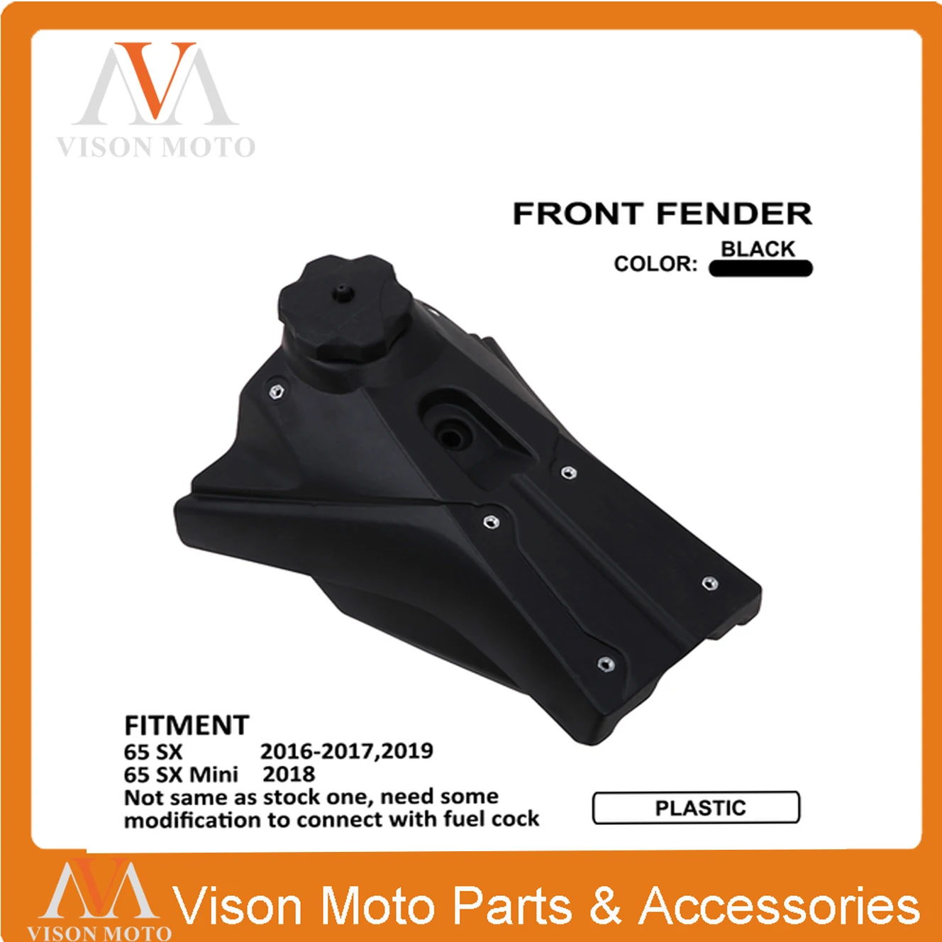 Motorcycle Plastic Set Front Fender Gas Fule Tank Number Plate For KTM SX65 SX 65 2016 2017 2019 Mini 2018 | Автомобили и