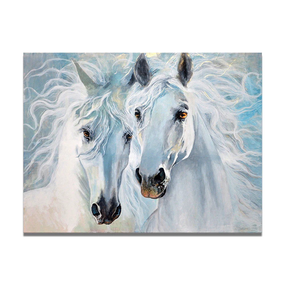

Canvas Art Animal Painting Wall Pictures For Living Room Home Decor The Horse Lovers No Frame