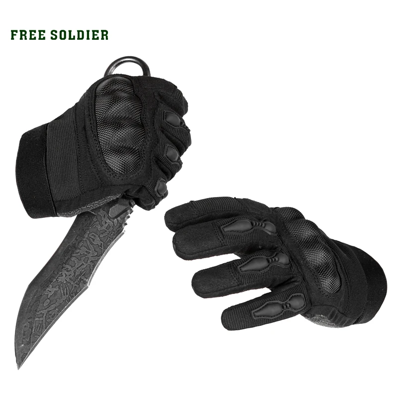 FREE SOLDIER мужские альпинистские велосипедные перчатки с закрытыми пальцами