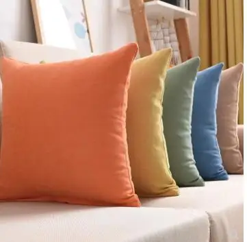 

30x50/45x45/50x50/60x60cm Solid color pillowcase sofa cushion cover Nordic large cushion case for throw pillow cover home decor
