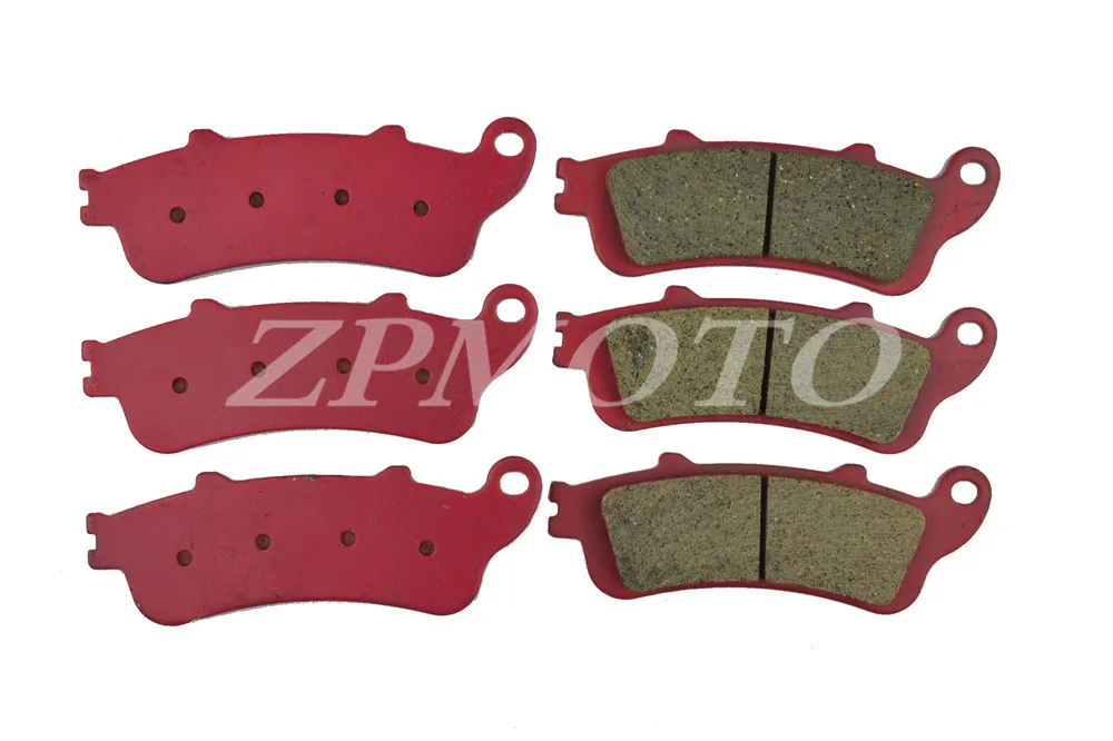 Углеродные керамические тормозные колодки F + R для HONDA GL 1800 Goldwing (все модели) 2001 2014