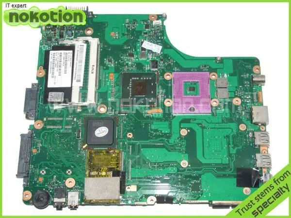 NOKOTION материнская плата для ноутбука TOSHIBA SATELLITE A300 A300D V000125610 INTEL GM965 интегрированная GMA 4500MHD DDR2