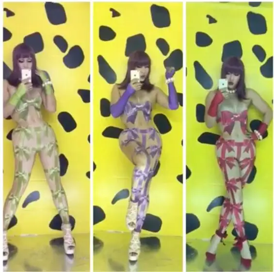 3 вида цветов сексуальный боди с бантом и принтом супер дизайн большой стрейчевый