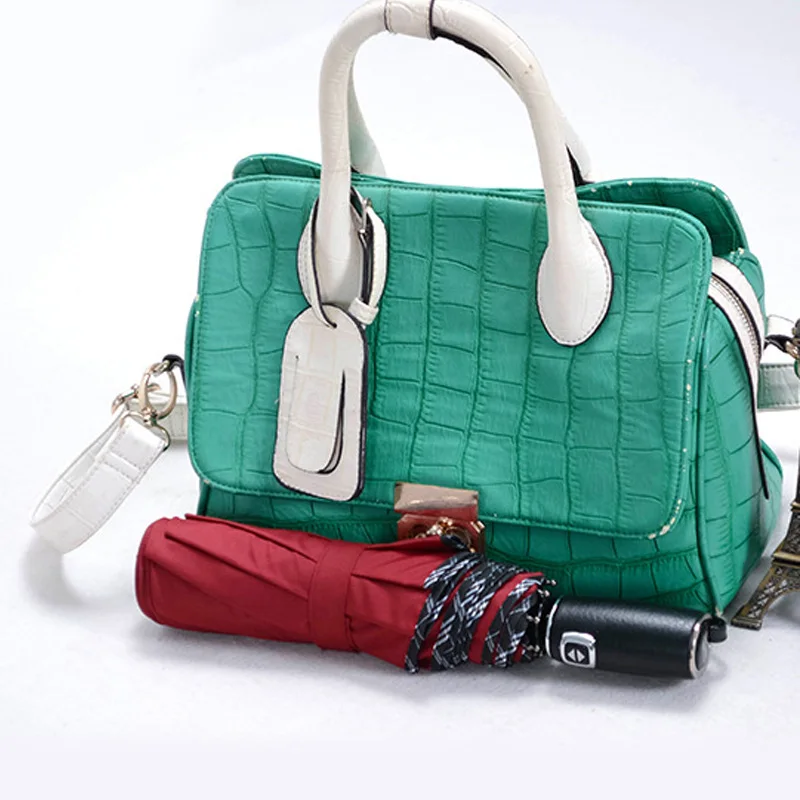 Британский стиль фирменный складной зонт для дождливой погоды женский