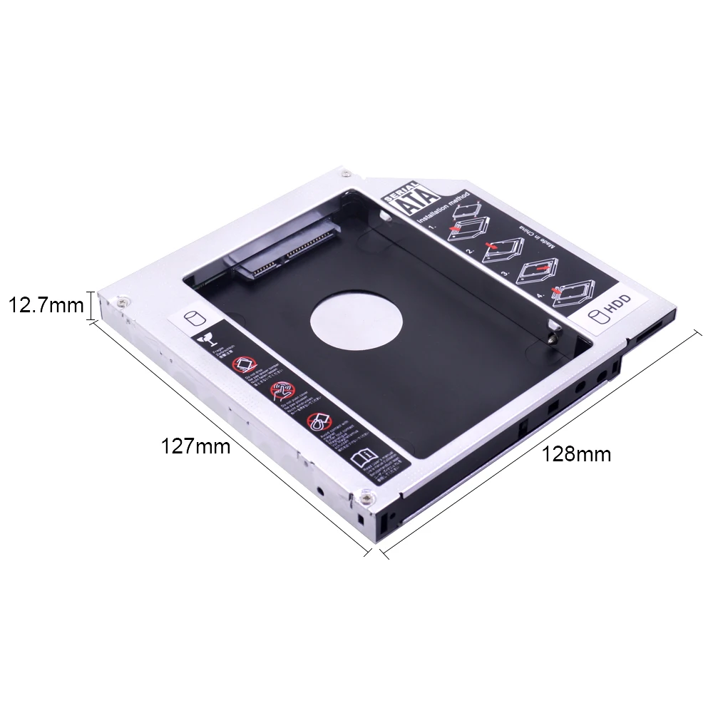 CHIPAL 10 шт. PATA IDE SATA 2nd HDD Caddy оригинальный Foxconn чип 12 7 мм для 2 5 &quotSSD жесткий диск