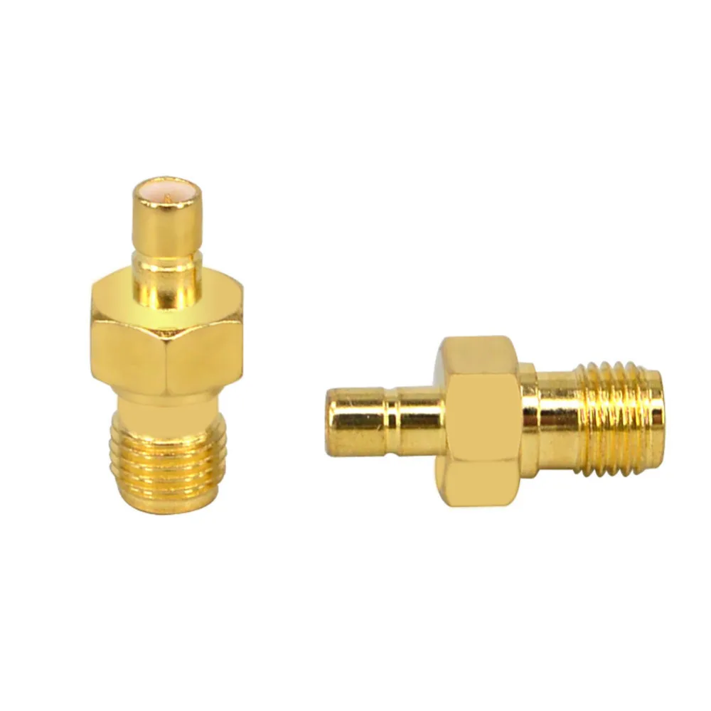 2 шт. коаксиальный переходник SMA female to SMB male RF коннектор прямой латунный