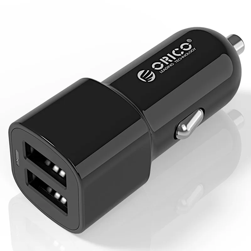 Black ORICO UCL-2U 2 порта 5V2. 4 5V1A Макс 17W мини зарядное устройство USB супер зарядное устройство для Ipad/Iphone-черный/белый - Тип штекера: Black