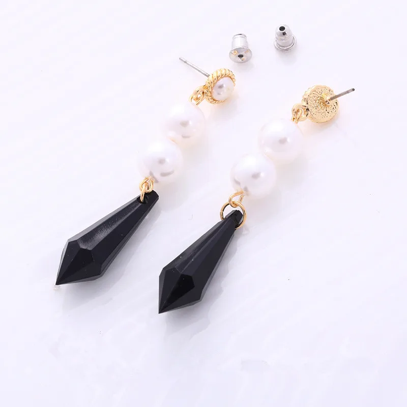 Женские винтажные длинные серьги с кисточками и искусственным жемчугом модные