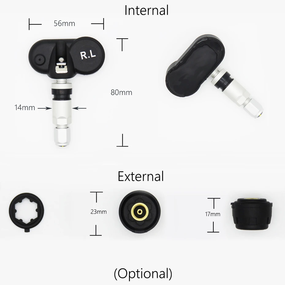 Tire Pressure Alarm Monitor System Car Solar TPMS Display 4 Internal / External Sensor Temperature Warning Visture D01W D01N | Автомобили