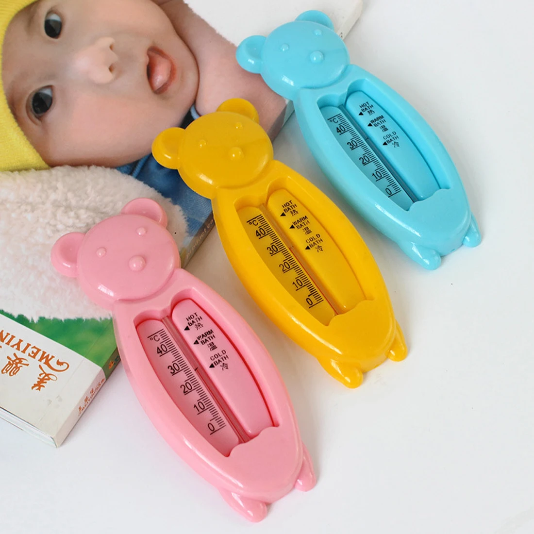 Лидер продаж Детский термометр для воды с милым медведем детская игрушка ванной