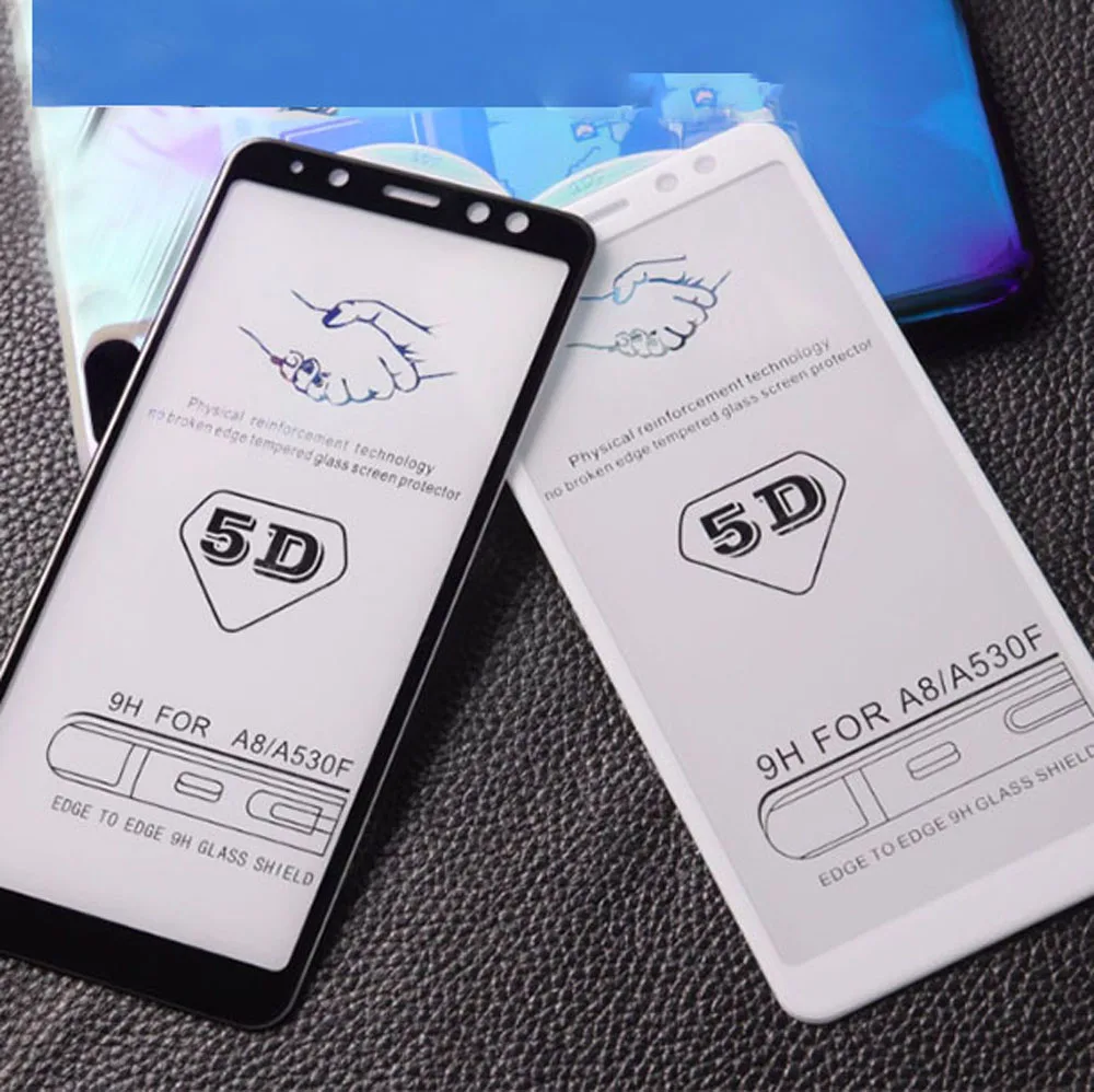 Защитная пленка 9H 5D для Samsung Galaxy J3 J4 J5 J6 J7 2017 2018 защитная J330 J530 J730|Защитные стёкла и