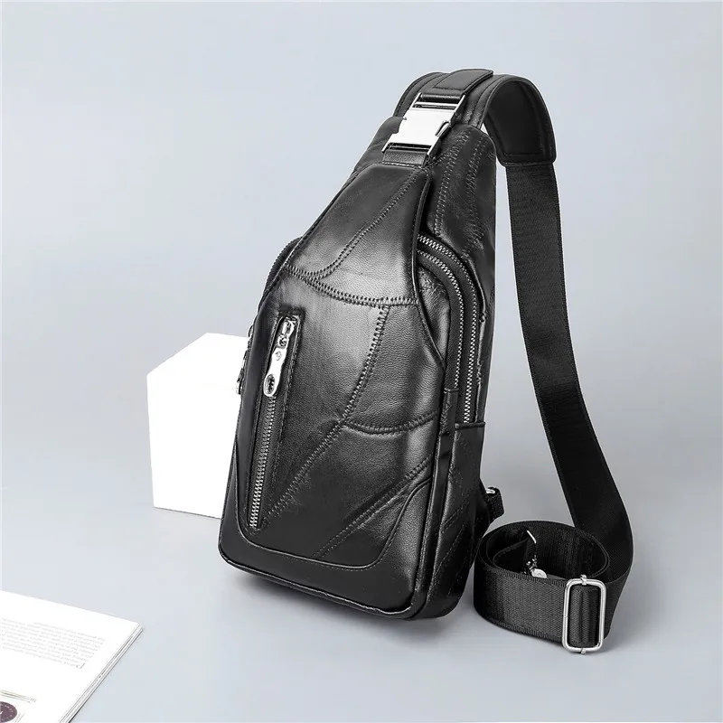 Новинка 2019 модная прошитая трендовая сумка через плечо диагональная нагрудная