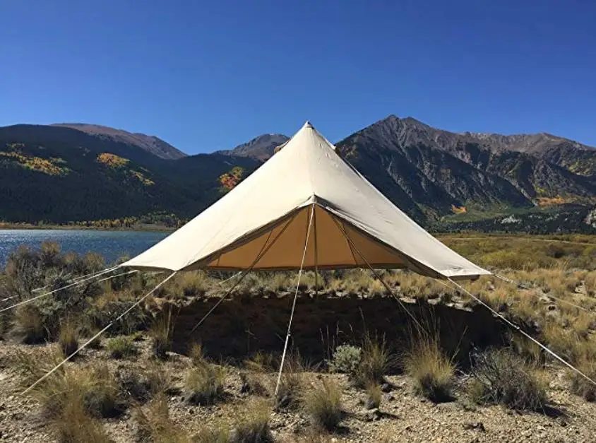 5m fly Grntamn диаметр 5 м водонепроницаемый колокол палатка открытый Glamping Палатка с дымоходом - Цвет: 5m fly